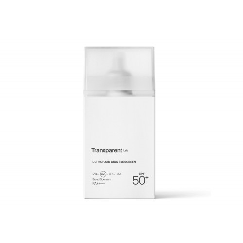 Transparent Lab Ultra-Fluid Cica Sunscreen SPF50 Mineraalsete ja keemiliste filtritega näokaitse 100ml
