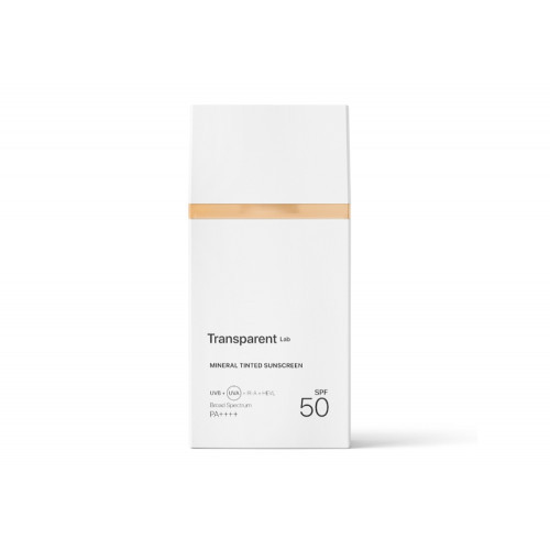 Transparent Lab Mineral Sunscreen Cream SPF50 Mineraalne näokaitse 100ml