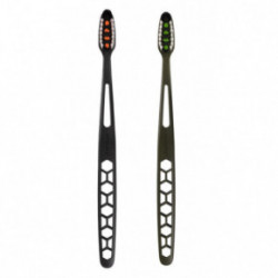 Jordan Ultralite 1+1 Toothbrush Medium Hambaharja komplekt Green + Black