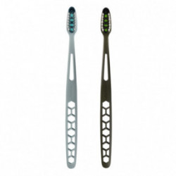 Jordan Ultralite 1+1 Toothbrush Medium Hambaharja komplekt Green + Black