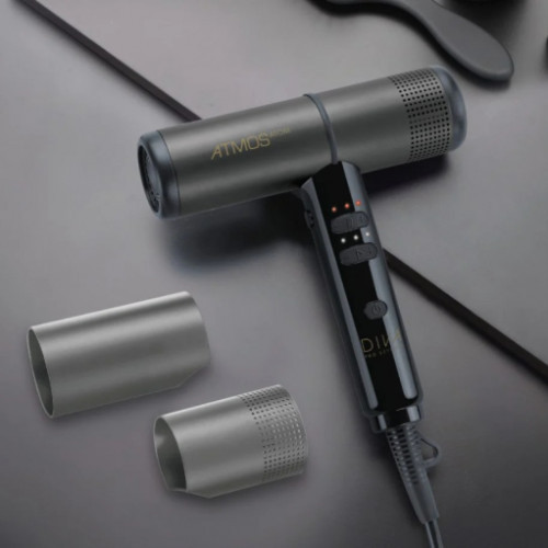 Diva Pro Styling Atmos Atom Hair Dryer Fööni otsad Slate Black