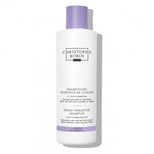 Christophe Robin Shade Variation Shampoo Baby Blonde Tooniga šampoon kollaste toonide neutraliseerimiseks 250ml