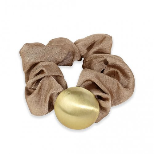 LAETI Hair Elastic Ariane Kuldse detailiga juuksekumm Black