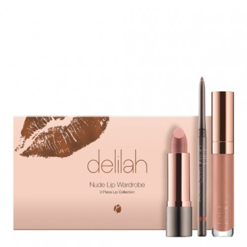 Delilah Nude Lip Wardrobe Vol2 Huulte komplekt Seatud