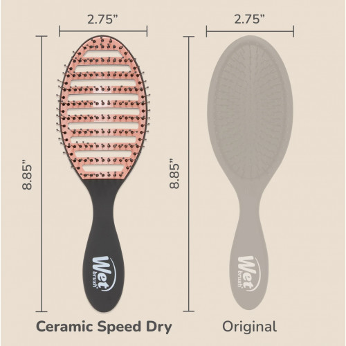 WetBrush Ceramic Speed Dry Juuksehari kuivatamiseks Black