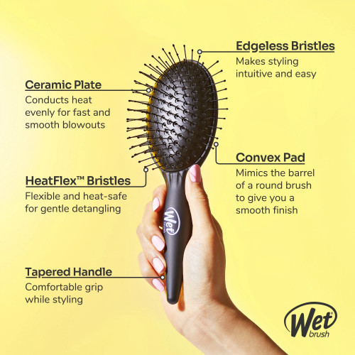 WetBrush Easy Blowout Brush Detangle, Blow-dry & Heat Style Juuksehari kuivatamiseks 1 tk