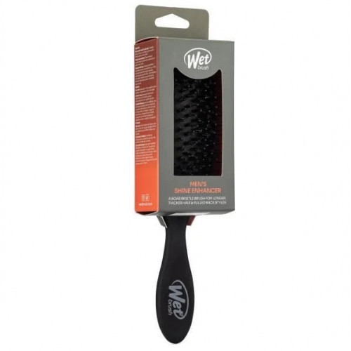 WetBrush Men's Shine Enhancer Boar Bristle Brush Meeste hari 1 tk