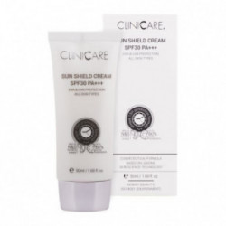 Cliniccare Sun Shield Cream Õrnalt niisutav päikesekaitsekreem kaitsefaktoriga SPF30 PA+++. 50ml