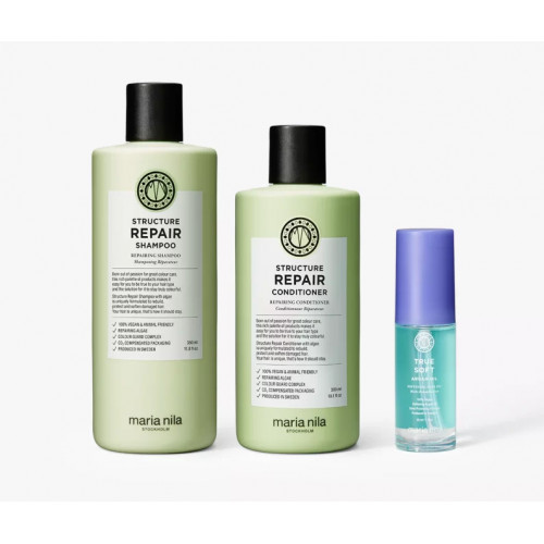 Maria Nila Structure Repair Beauty Bag Komplekt kahjustatud juustele