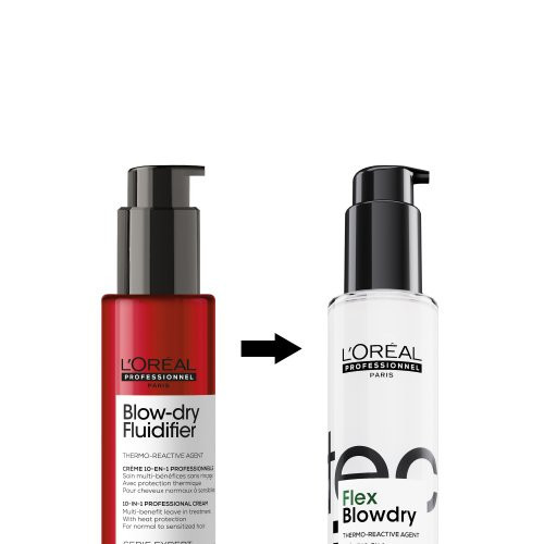 L'Oréal Professionnel Blow-Dry Fluidifier 10-in-1 Professional Leave-In Cream Jäetav kreem 150ml