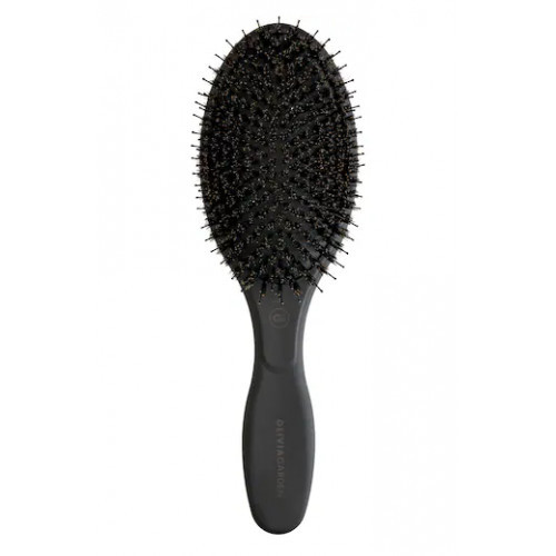 Olivia Garden Expert Care Boar & Nylon Bristles Oval Combo Brush Juuksehari koos ioniseeritud antistaatilise ja 100% looduslike metsseaharjast Roosa