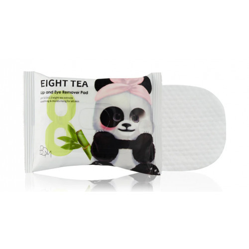 BOM Tea Lip and Eye Remover Pad Puhastuspadjakesed 30 tk