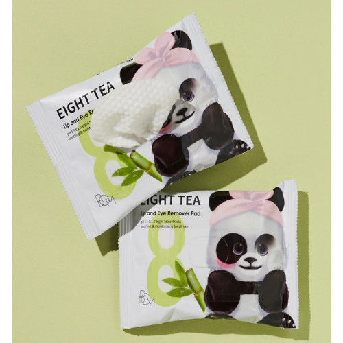 BOM Tea Lip and Eye Remover Pad Puhastuspadjakesed 30 tk