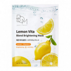 BOM Lemon Vita Blend Brightening Mask Naha kirgastav näomask 10 tk.