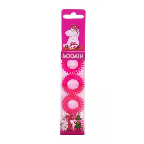 MOOMIN Hair Ring Pink Juuksekumm 4 tk