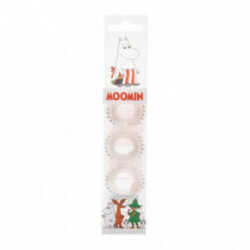 MOOMIN Hair Ring Transparent Juuksekumm 4 tk