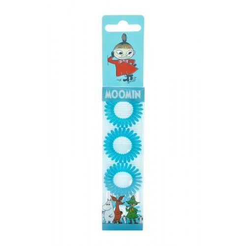 MOOMIN Hair Ring Blue Juuksekumm 4 tk