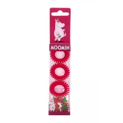MOOMIN Hair Ring Red Juuksekummid 4 tk