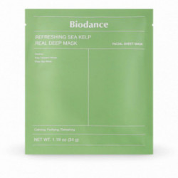 Biodance Refreshing Sea Kelp Real Deep Mask Öine näomask, mis tasakaalustab rasueritust 34g
