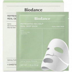 Biodance Refreshing Sea Kelp Real Deep Mask Öine näomask, mis tasakaalustab rasueritust 34g