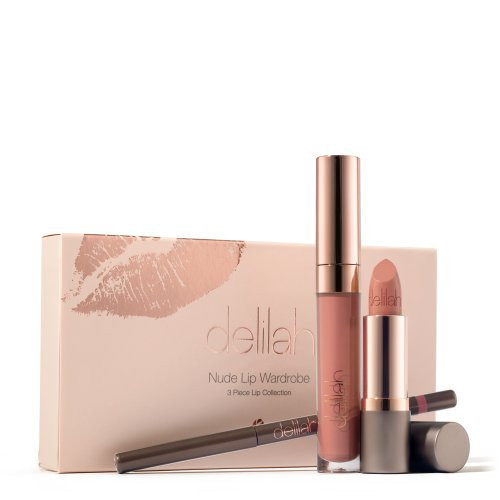 Delilah Nude Lip Wardrobe Dekoratiivkosmeetika komplekt huultele Seatud