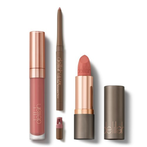 Delilah Nude Lip Wardrobe Dekoratiivkosmeetika komplekt huultele Seatud
