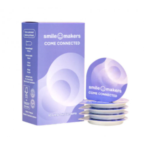 Smile Makers Come Connected Ultra Thin Condoms Kondoomid 10 tk.