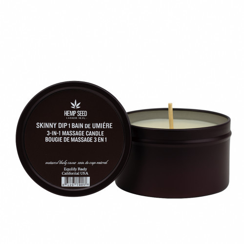 Hemp Seed 3-in-1 Massage Candle Skinny Dip Küünal 170g
