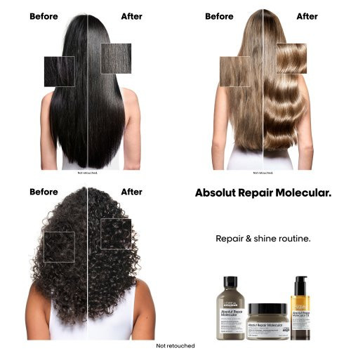 L'Oréal Professionnel Absolut Repair Molecular Bi-Phase Oil Kahefaasiline taastav õli 90ml