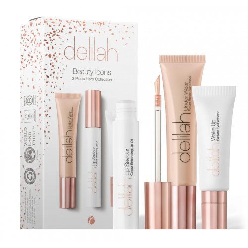 Delilah Beauty Icons 3 Piece Hero Collection Näohooldusvahendid Seatud