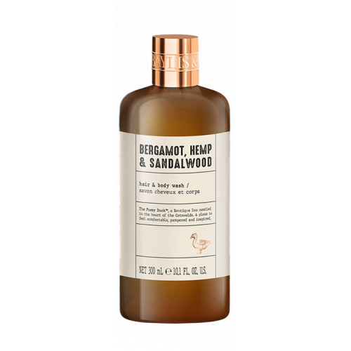 Baylis & Harding The Fuzzy Duck Hemp & Bergamot Hair & Body Wash Šampoon ja kehahooldusvahend ühes 300ml