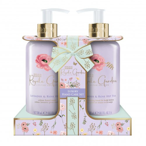 Baylis & Harding Royale Garden Rose, Poppy & Vanilla Luxury Hand Care Gift Set Käte hoolduskomplekt 2x300ml