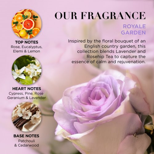 Baylis & Harding Royale Garden Rose, Poppy & Vanilla Luxury Hand Treats Gift Set Kätekreemide komplekt 3x50ml