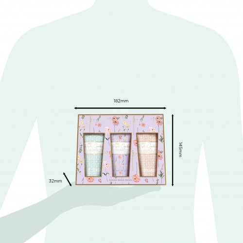 Baylis & Harding Royale Garden Rose, Poppy & Vanilla Luxury Hand Treats Gift Set Kätekreemide komplekt 3x50ml
