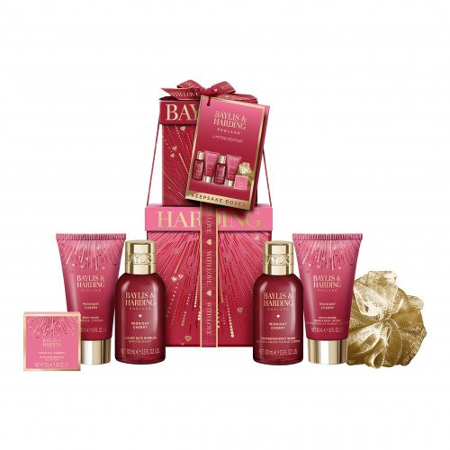 Baylis & Harding Cherry Blossom Luxury Body Care Gift Set Kehahoolduskomplekt Seatud