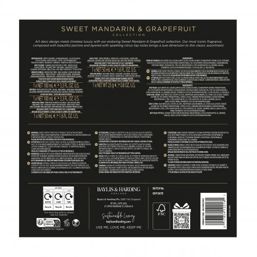 Baylis & Harding Sweet Mandarin & Grapefruit Luxury Pamper Present Gift Box Set Kinkekomplekt