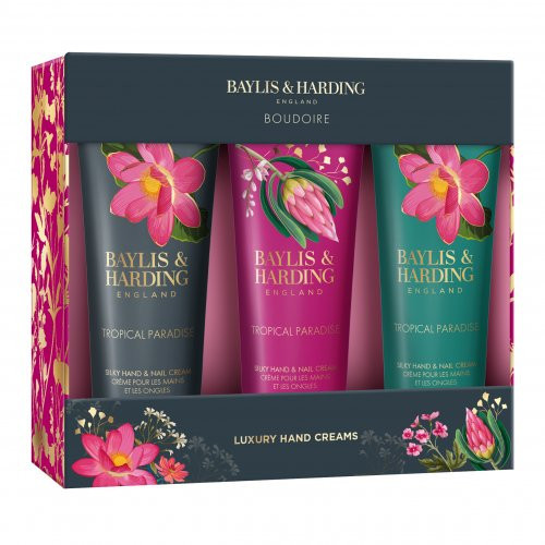 Baylis & Harding Boudoire 3 Hand Cream Set Kinkekomplekt 3x50ml