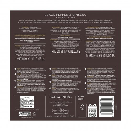 Baylis & Harding Luxury Bathing Trio Luksuslik pesukomplekt meestele