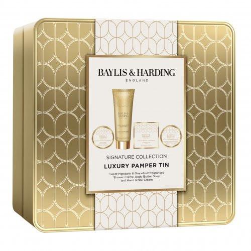 Baylis & Harding Sweet Mandarin & Grapefruit Luxury Bathing Tin Gift Set Kehahooldustooted
