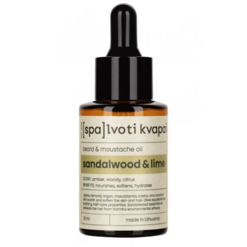 Spalvoti Kvapai Beard & Moustache Oil Habeme- ja vuntsiõli 30ml