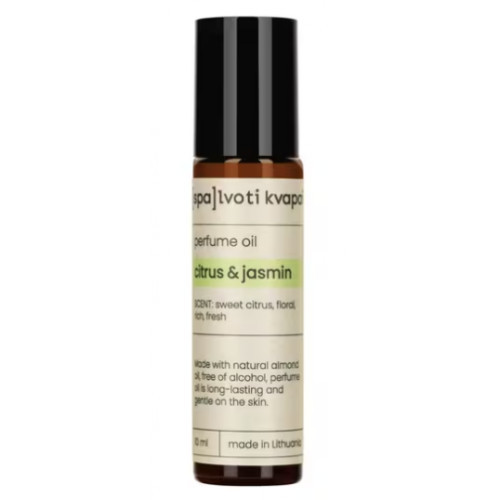Spalvoti Kvapai Perfume Oil Õliparfüüm 10ml, Citrus&Jasmin