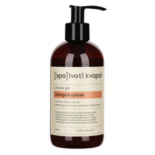 Spalvoti Kvapai Shower Gel Orange & Spices Dušigeel 250ml