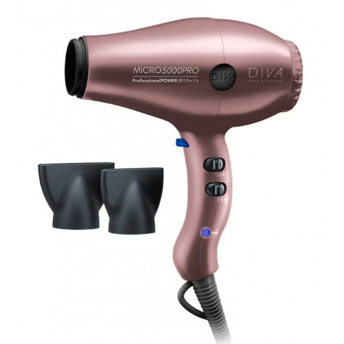 Diva Pro Styling Micro 5000 Pro Dryer Föön Black