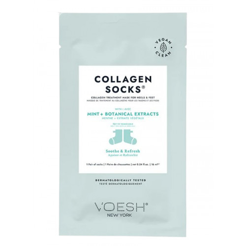 VOESH Collagen Socks Peppermint Jalamask piparmündiga 1 pair