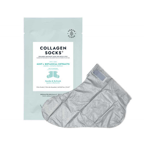 VOESH Collagen Socks Peppermint Jalamask piparmündiga 1 pair