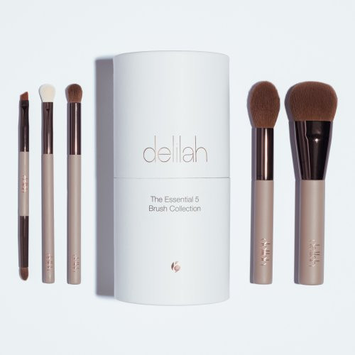Delilah The Essential 5 Brush Collection Meigipintslid Seatud
