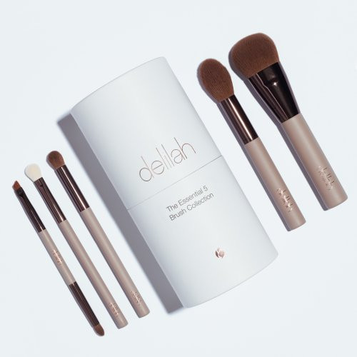 Delilah The Essential 5 Brush Collection Meigipintslid Seatud