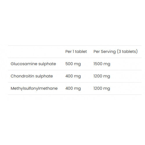 VPLab Nutrition UltraVit Glucosamine Chondroitin MSM Toidulisand 90 kapslit