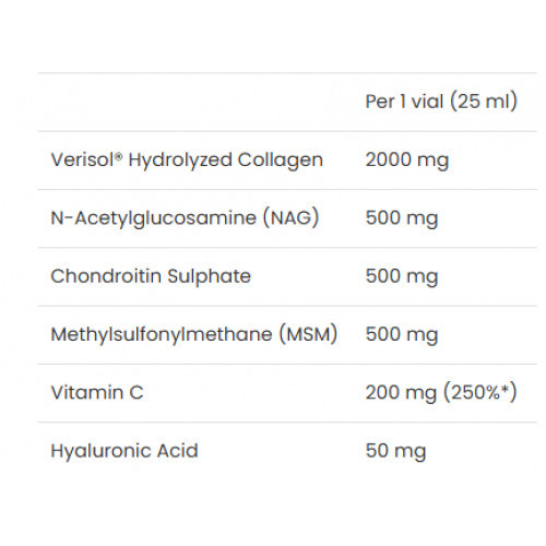 VPLab Nutrition Collagen Flex Vedel kompleks Verisol kollageeniga 7x25ml
