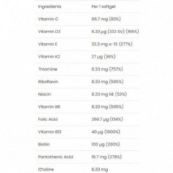 VPLab Nutrition Ultra Women's Multivitamin Formula Multivitamiinid naistele pehmetes kapslites 90 kapslit
